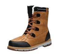 LOVSSU Scarpe Casual da Esterno in Cotone, comode, Calde e morbide, Antiscivolo, Resistenti all'Usura Impermeabili(Brown,40)