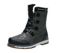 LOVSSU Scarpe Casual da Esterno in Cotone, comode, Calde e morbide, Antiscivolo, Resistenti all'Usura Impermeabili(Black,47)