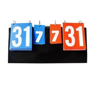 LOVSSU Tabellone Segnapunti Portatile Tabelloni segnapunti for Gare di Basket a 4 cifre Tabellone in plastica Multifunzionale Pratico for Arbitro Sportivo
