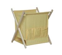 LOVSSU Tessuto Pieghevole in Tessuto Grigio con Alfabeto, portariviste, Libri e giornali, portaoggetti Medio, Cestino for l'organizzazione della casa, Articoli for la(Color-9)