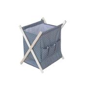 LOVSSU Tessuto Pieghevole in Tessuto Grigio con Alfabeto, portariviste, Libri e giornali, portaoggetti Medio, Cestino for l'organizzazione della casa, Articoli for la(010)