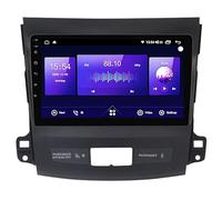 LOVVEEUV 9" Navigazione GPS per Auto Android 15 per Mitsubishi Outlander 2005-2011 Collega E USA Support Controllo del Volante Chiamate in Vivavoce Telecamera Posteriore Carplay