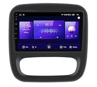 LOVVEEUV 9" Navigazione GPS per Auto Android 15 per Renault Trafic 3 2014-2021 Collega e USA Support Controllo del Volante Chiamate in Vivavoce Telecamera Posteriore Carplay,4 Core WiFi 2G+32G