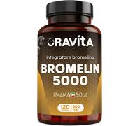 LOW BROMELIN DONNA Bromelina Forte Drenante 5000 + 2500 Gdu/G - Anticellulite Ri