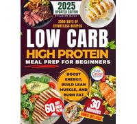 LOW CARB HIGH PROTEIN MEAL PREP FOR BEGINNERS: 2500 Days of Effortless Recipes for Muscle Growth, Weight Loss, Lasting Energy, and a Healthier You