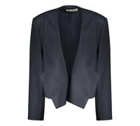 LOW CLASSIC, ,Jackets ,Donna ,Blu ,M Blazer in Misto Lana Strutturato