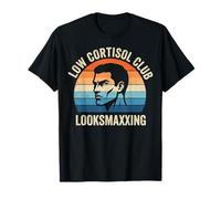 Low Cortisol Club Vintage Looksmaxxing Maglietta