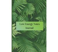 Low Energy Notes: This is not a productivity notebook. It’s a place to think slowly. A blank lined notebook for tired minds, slow days, and gentle thinking.