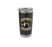 Low Notes High Spirits Basso Barbershop Bicchiere termico in acciaio inox doppia parete