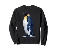 Low Poly Emperor Penguins Geometric Art Felpa