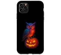 Low Poly Jack o Lanterna Gufo Strega Geometrica Halloween Custodia per iPhone 11 Pro Max