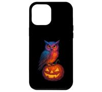 Low Poly Jack o Lanterna Gufo Strega Geometrica Halloween Custodia per iPhone 12 Pro Max