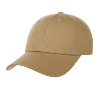 Low Profile Cotton Strapback Cap beige One Size