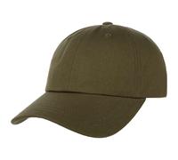 Low Profile Cotton Strapback Cap oliva One Size