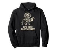 Low Rider High Standards - Mantello per Cani con Bassotto Felpa con Cappuccio