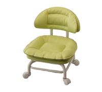 Low Rolling Stool With Backrest, 360°Swivel Rolling Pedicure Seat For Home | Backrest Rolling Chair - Multi-Functional Thickened Shoe Stools For Car Detailing, Foot Massage, Office, Garage, Laundry