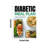 Low Sugar Food Chart For Diabetics - Laminated Nutrition Guide For Healthy Eating & Meal Planning | Quick Reference Poster For Low Carb Snacks & Meals | Keto Friendly Diabetic Diet Wall Chart