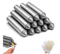 Low Temperature Universal Welding Rod, Lighter Melt Welding Rods, Easy Melt Aluminum Repair Rods for Stainless Steel, Iron, Aluminium and Other Metals (12pcs)