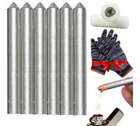 Low Temperature Universal Welding Rod, Low Temp Welding Rods, Lighter Melt Magic Powder Cored Aluminum Weld Rods for Stainless Steel, Iron, Aluminium, and Other Metals (6)