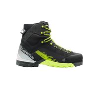 Lowa - Chaussures d'alpinisme en GORE-TEX® - Cervino GTX Mid Black/Lime per Uomo in Pelle - Taglia 42 - Nero