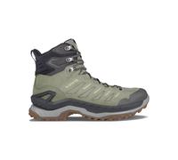 Lowa - Scarpe da trekking Gore-Tex - Innovo Gtx Mid Seaweed / Dune per Uomo in Pelle - Taglia 7 UK - Grigio Grigio 7 UK