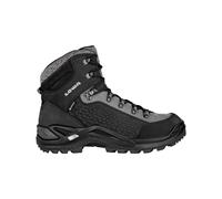 Lowa - Scarpe da trekking invernali - Renegade Warm Gtx Mid Black / Grey per Uomo in Pelle - Taglia 8,5 UK - Nero Nero 8,5 UK