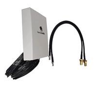 LowcostMobile PAN5G-MIMO-2021 Antenna 4G 5G MIMO Direzionale 7003800Mhz 2x5m nero SMA Cavo ALSR200 OUTDOOR & Adattatore connettore TS9 maschio verso SMA femmina cavo nero 20 cm