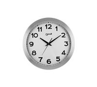 Orologio da parete Lowell Justaminute silver e bianco D. 36 cm 14929