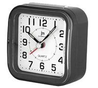 Lowell 6829429 Sveglia Quarzo Just A Minute in Plastica con Movimento Continuo, Antracite