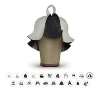 LoWell® Cappello da sauna - Cappello in feltro per uomo e donna con consulenza per sauna - Accessorio ideale per la sauna per un'esperienza di benessere unica - Motivo Thumbelina - Cappello da sauna