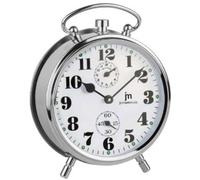 LOWELL JC8001S Sveglia JUSTAMINUTE Meccanica a Chiave Silver