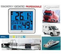 LOWELL JD9028 TERMOMETRO ed IGROMETRO UMIDITA' PROFESSIONALE BARCA CASA CAMPER