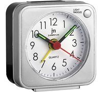 Lowell Justaminute JA7035S Quartz alarm clock Argento
