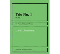 Lowell Liebermann-Trio No. 1 strato, violoncello e set piano OF Parts.