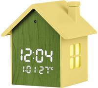 Lowell Sveglia Wooden Case Yellow JD 9540Y