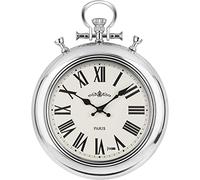 LoWell Orologio da parete con meccanismo al quarzo, 41 cm, cromato 21460C