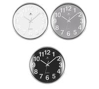 Lowell Orologio da Parete Cromato D 35 Cm Ass. Bianco, Grigio o Nero 1 Pz