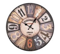 Lowell Orologio da parete JUSTAMINUTE Kensington Station Multicolore