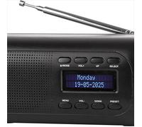 Lowell - Radiosveglia Dab/fm A Filo Eh50107n-nero LOWELL