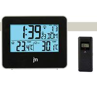LOWELL Sveglia Digitale RADIOCONTROLLATA con Calendario, Temperatura- JD9524 Interna ED Esterna