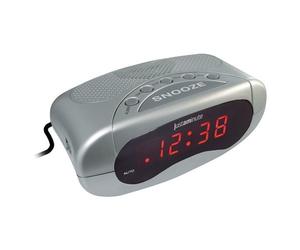 Lowell Sveglia JUSTAMINUTE Con funzione snooze Silver EH49101S