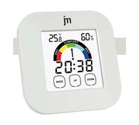 Lowell Sveglia JUSTAMINUTE Con Termoigrometro Digitale Touch Screen Bianco