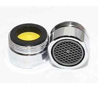 LOWENERGIE Aeratore per rubinetto, 20 mm, maschio, 4 litri al minuto, a risparmio energetico, cromato, confezione da 4