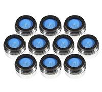 LOWENERGIE Aeratore per rubinetto, 22 mm, maschio, 6 litri al minuto, a risparmio energetico, cromato, confezione da 10