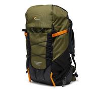 Lowepro PhotoSport X Backpack 35L AW, Tessuti Riciclati, Zaino Fotografico per Reflex e Mirrorless, Accesso Posteriore, Taglia M/L, Grigio Scuro/Verde