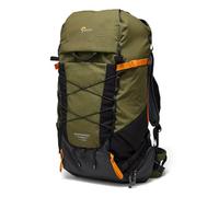 Lowepro PhotoSport X Backpack 45L AW, Tessuti Riciclati, Zaino Fotografico per Reflex e Mirrorless, Accesso Posteriore, Inserto Rimovibile per Fotocamera, Taglia M/L, Grigio Scuro/Verde