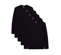 Lower East LE133, Maglietta a Maniche Lunghe Uomo, Nero, XL