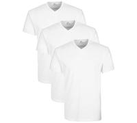 Lower East Le156 T-Shirt, Bianco, L (Pacco da 3) Uomo