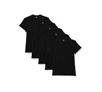 Lower East Maglietta con scollo a V, Uomo, Nero (confezione da 5), 3XL