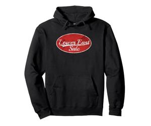 Lower East Side Manhattan Varsity Graphic Felpa con Cappuccio